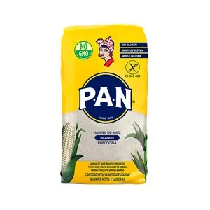 P.A.N Harina de maíz blanco recocida 1 kg.