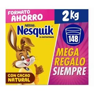 NESQUIK de Nestlé Cacao en polvo 2 kg.