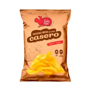 EL GALLO ROJO Patatas fritas al estilo casero EL GALLO ROJO bolsa de 175 g.