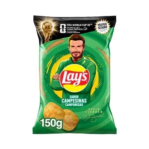 LAY'S Campesinas Patatas fritas lisas receta Campesina de bolsa de 150 g