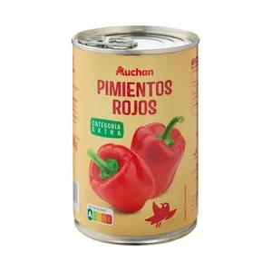 PRODUCTO ALCAMPO Pimientos rojos categoría extra lata de 250 g