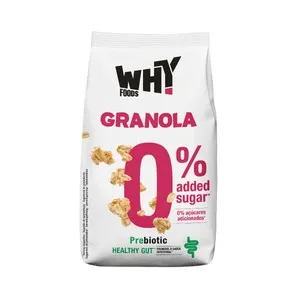 WHY FOODS Cereales granola 0 % azúcar 300 g.