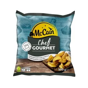 McCAIN Patatas con piel, prefritas, supercrujientes y congeladas Chef gourmet 500 g.