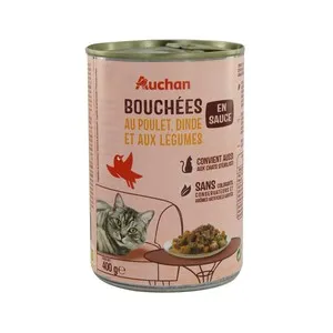 PRODUCTO ALCAMPO Bocaditos en salsa de ave para gatos esterilizados 400 g