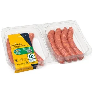 ALCAMPO CULTIVAMOS LO BUENO Salchichas de pollo campero 320 g.