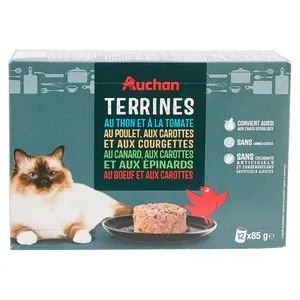PRODUCTO ALCAMPO Comida para gatos latita de paté 12 uds. 85 gr.