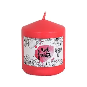 Vela aromática frutos rojos 8cm, ACTUEL.