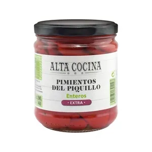 ALTA COCINA Pimientos del Piquillo enteros frasco de 430 g.