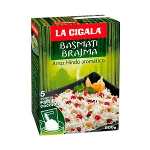 LA CIGALA Arroz basmati paquete de 500 g.