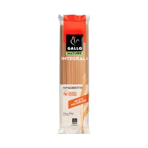 GALLO Nature Pasta espagueti integrales 450 g.