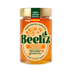 BEELIZ Miel de flores y azahar 250 g.