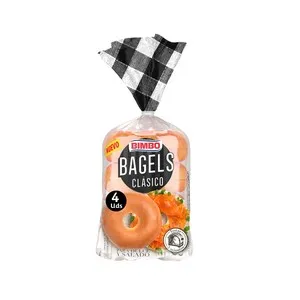 BIMBO Bagels clásicos (pan redondo) 4 uds. 300 g.