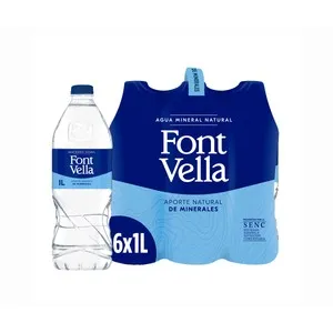 FONT VELLA Agua mineral pack 6 uds. x 1 l.