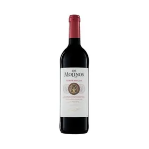 LOS MOLINOS Vino tinto con D.O. Valdepeñas botella 75 cl.