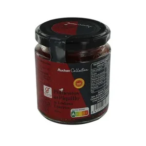 PRODUCTO ALCAMPO Collection Pimientos del Piquillo de Lodosa enteros extra, con I.G.P Piquillo de Lodosa 195 g.
