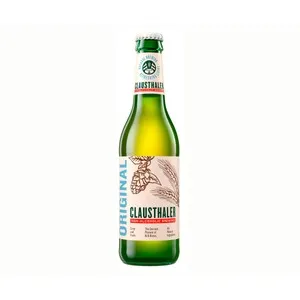 CLAUSTHALER CLASSIC Cerveza sin alcohol botella de 33 centilitros