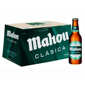 MAHOU CLASICA Cerveza pack 24 botellas. 25 cl.