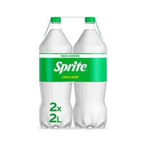 SPRITE Refresco con gas lima-limón bajo en azúcar pack de 2 botellas x 2 l.