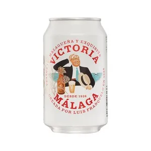 VICTORIA Cerveza rubia de origen Málaga lata 33 cl.