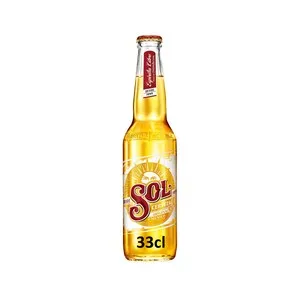 SOL Cerveza rubia Mexicana botella 33 cl.