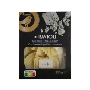 PRODUCTO ALCAMPO Collection Raviolis de pasta fresca al huevo rellenos de queso DOP Gorogonzola 250 g.