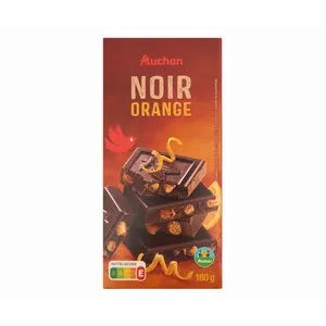 PRODUCTO ALCAMPO Chocolate negro con naranja 180 g.
