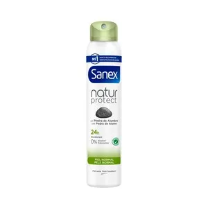 SANEX Natur protect Desodorante en spray para mujer con protección antitranspirante hasta 24h, para pieles normales 200 ml.