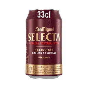 SAN MIGUEL SELECTA Cerveza tostada 33 cl.