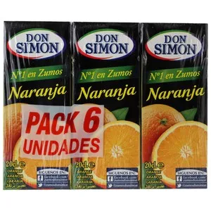 DON SIMON Brick zumo de naranja 6 uds x 20 cl.