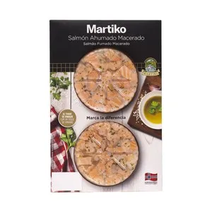 MARTIKO Salmón ahumado macerado 2x75 g.