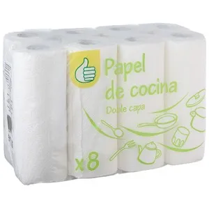 PRODUCTO ALCAMPO Papel de cocina 8 uds