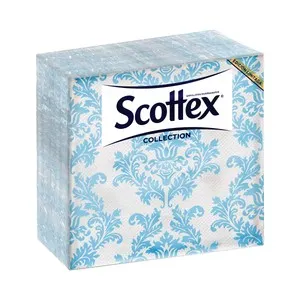 SCOTTEX Collection Servilletas de papel (2 capas) desechables de 33 x 33 cm., con estampado 50 uds.