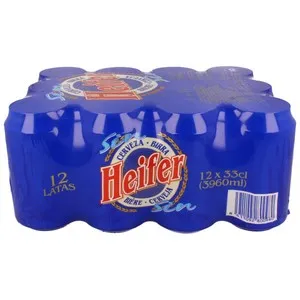 HEIFER Cerveza Sin Alcohol pack de 12 Latas de 33 cl.