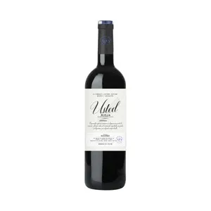 USTED Vino tinto crianza con D.O. Ca. Rioja botella 75 cl.