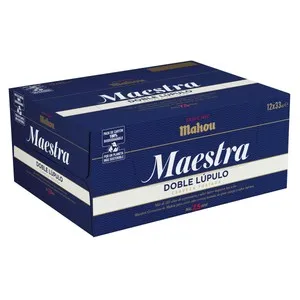 MAHOU MAESTRA Cervezas tostadas doble lúpulo pack 12 uds. x 33 cl.