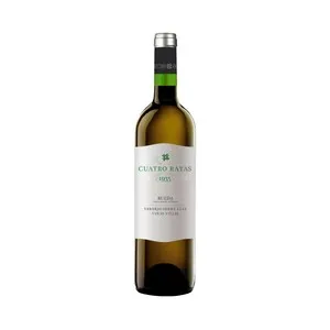 CUATRO RAYAS 1935 Vino blanco Verdejo sobre lías viejas de viñas viejas con D.O. Rueda botella 75 cl.