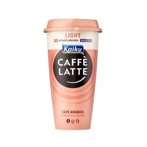 KAIKU Bebida de café con un ligero toque de leche sin lactosa KAIKU Caffe latte ligth 230 ml.