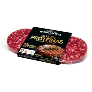 HAMBURDEHESA Burguer alta en proteínas bipack 2 x 130 g.