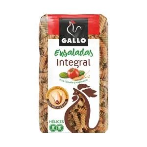 GALLO Pasta hélices integral Ensaladas 400 g.