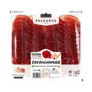 PALCARSA Cecinísimas Cecina de vacuno Angus sin gluten, cortada en finas lonchas 70 g.