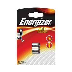 Pack de 2 pilas alcalinas A11, 6V, ENERGIZER.