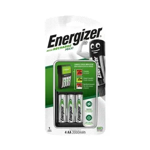 Cargador de pilas del tipo AA/AAA + 4 pilas del tipo AA con carga de 2000 mAh ENERGIZER Intelligent.