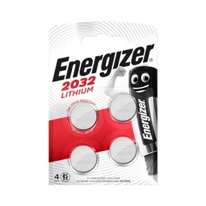 Pack de 4 pilas de botón de litio CR2032, 3V, ENERGIZER.