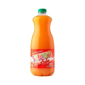 SIMON LIFE Refresco refrigerado de mandarina botella de 1,5 l.
