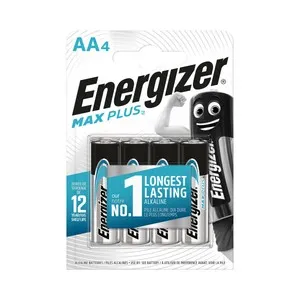 Pack de 4 pilas alcalinas AA, LR06, 1,5V, ENERGIZER Max Plus.