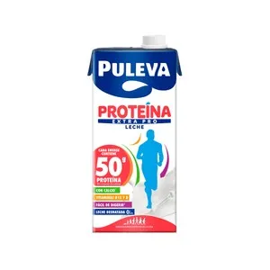 PULEVA Proteína extra pro Leche de vaca desnatada, sin lactosa, con un alto contenido en proteínas 1 l.