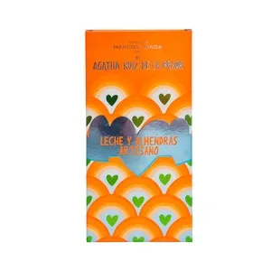 AGATHA RUIZ DE LA PRADA Tableta chocolate con leche y almendras 150 g.