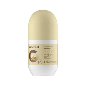 COSMIA Desodorante roll on para mujer, con fragancia a vainilla COSMIA 150 ml.