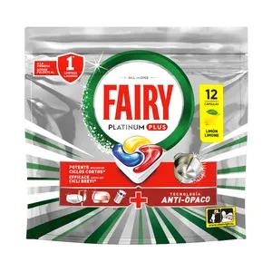 FAIRY Platinum plus Detergente lavavajillas en cápsulas - 12uds.