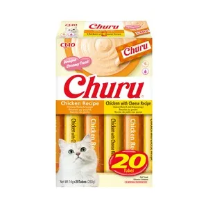 CHURU Snack de gato líquido pollo 20 X 14g